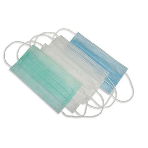 CE FDA Ear Loop Tie on Hospital Nonwoven Mascarilla China Factory Dust Blue White Black Protective Type Iir Surgical Disposable Medical Face Mask Bfe99%