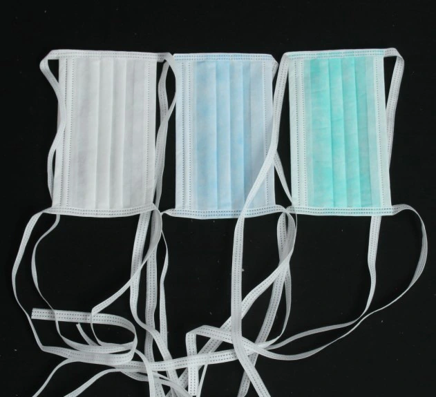 Stock Sale for Tie on Nonwoven Face Mask