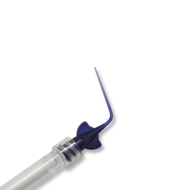 Sterile Plastic Disposable Periodontal Needle for Dental Clinic 0.25mm 0.35mm 0.28mm