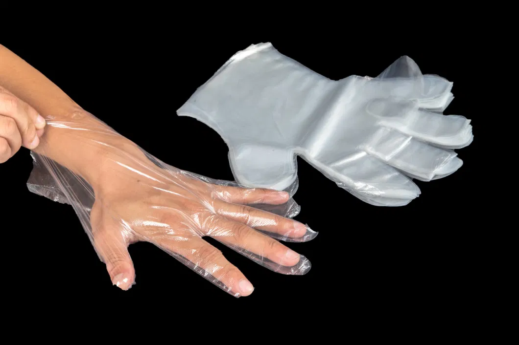 High Quality Disposable Plastic Poly PE HDPE LDPE CPE TPE EVA Gloves for Cooking