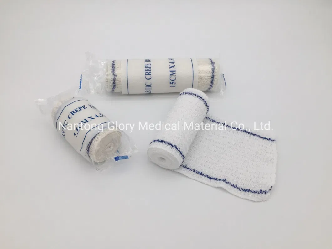 Medical Supply Wound Surgical High Quality Elastic Cotton Crepe Bandage