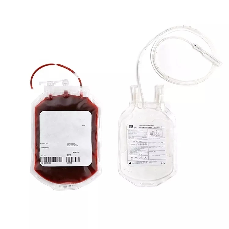 Disposable Blood Collection Bag Cpda-1/Cpd+Sagm 450ml Single/Double/Triple/Quadruple