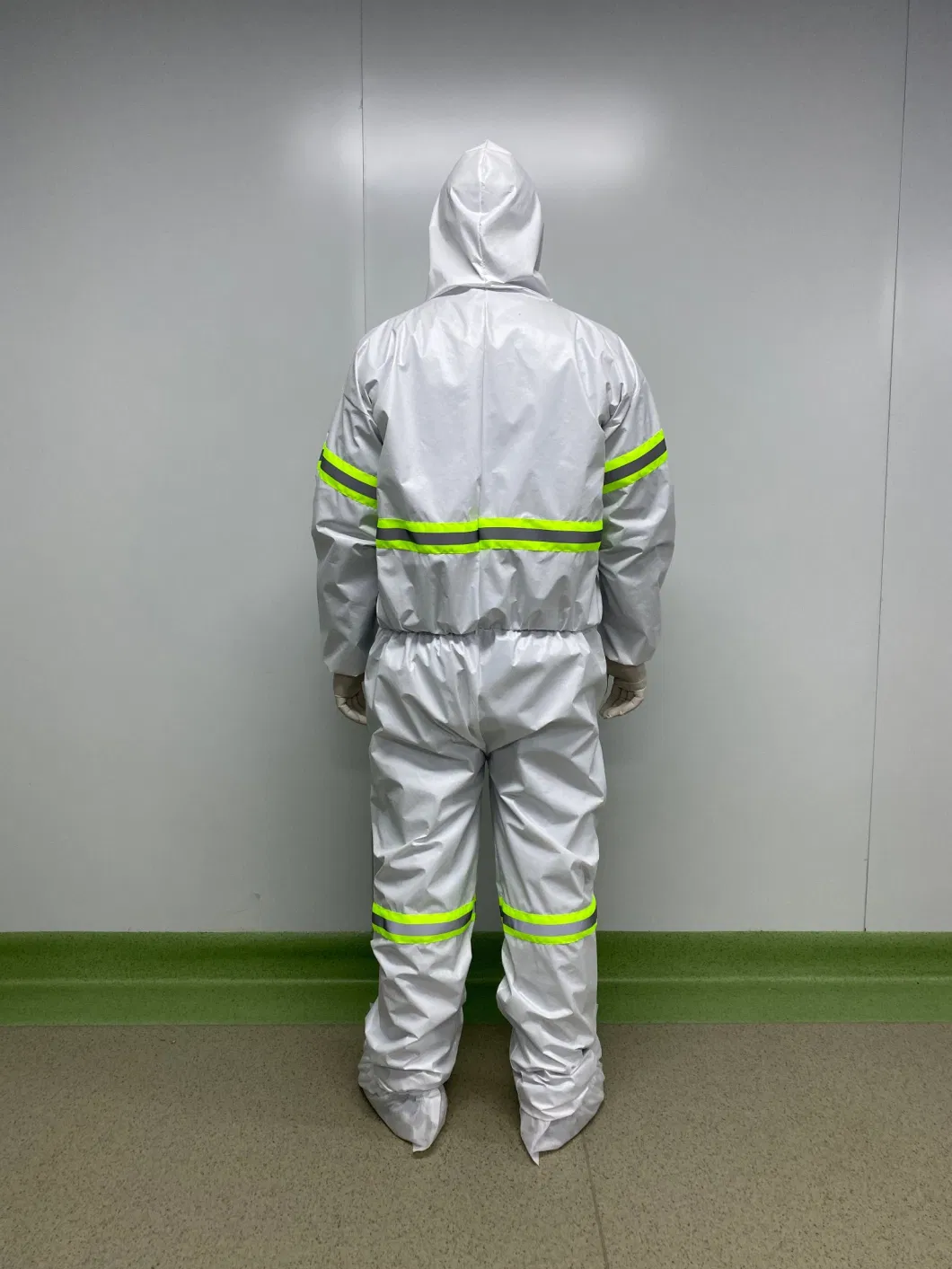 Painter Coverall Waterproof Hazmat Suit White Ppes Disposable Overall Coveral