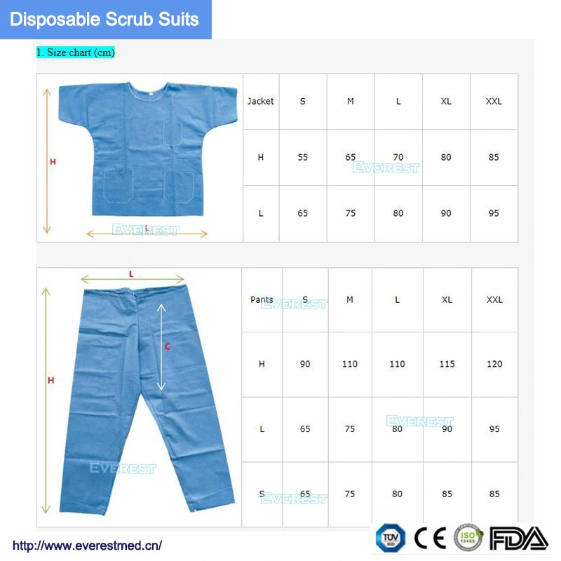 PP Non Woven Scrub Suits