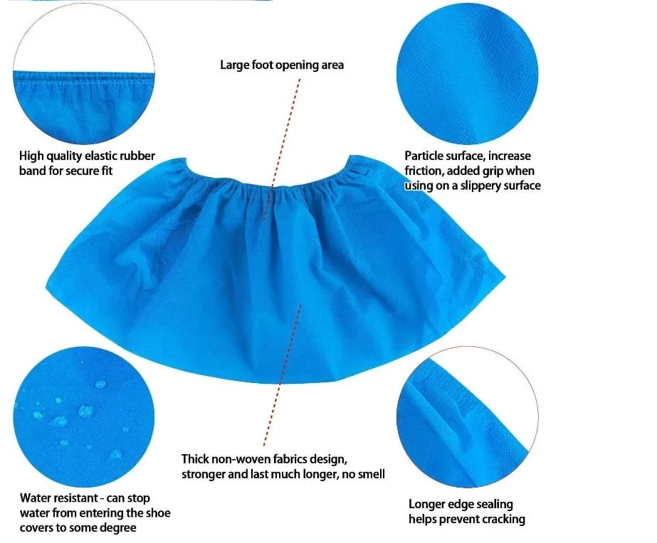 Floor Protection Disposable Shoe Covers Non Woven Boot Covers