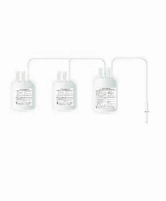 CE &amp; ISO Certificate Disposable PVC 450ml Single/Double/Triple/Quadruple Blood Transfusion Bag with Needle