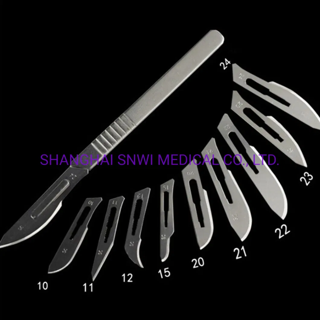 Medical Sterile Disposable Carbon Steel Stainless Steel Surgical Scalpel Blade/Stitch Cutter