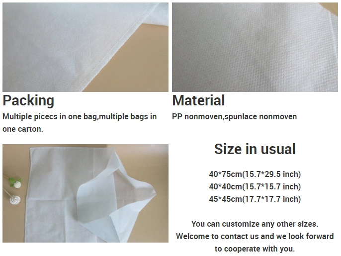 Disposable PP Nonwoven Pillow Cover Eco-Friendly Headrest Cover