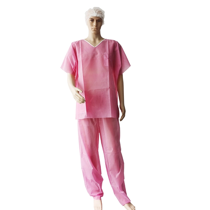 Custom Made Disposable PP SMS Waterproof Body Nonwoven Surgical High Quality Medical Sterile Hospital Wholesale Sterilized Nurse Isolation Scrub Suits