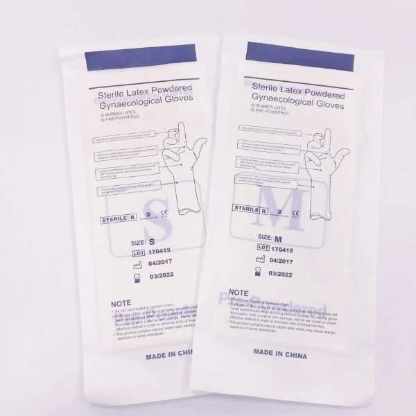 Meidcal Sterile Latex Powdered Gynecological Glove