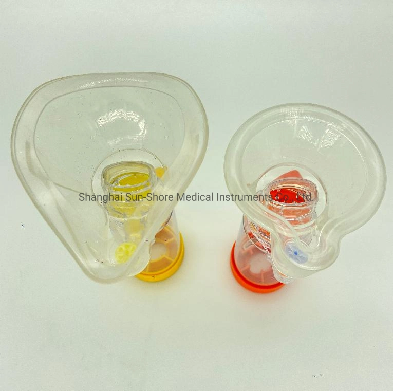 Medical Aerochamber for Asthma with Pediatric Adult Mask with CE&ISO Approved
