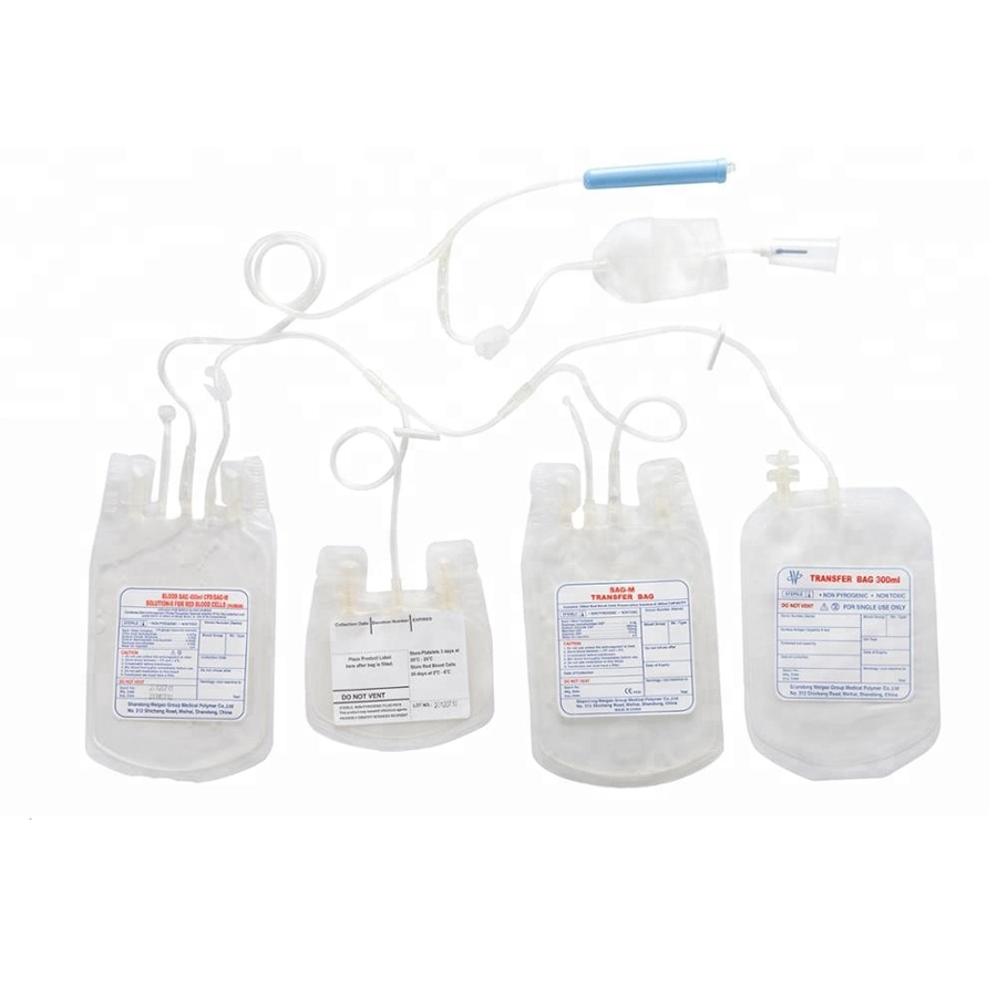 Disposable Blood Bag Single Use Single Double Triple Quadruple