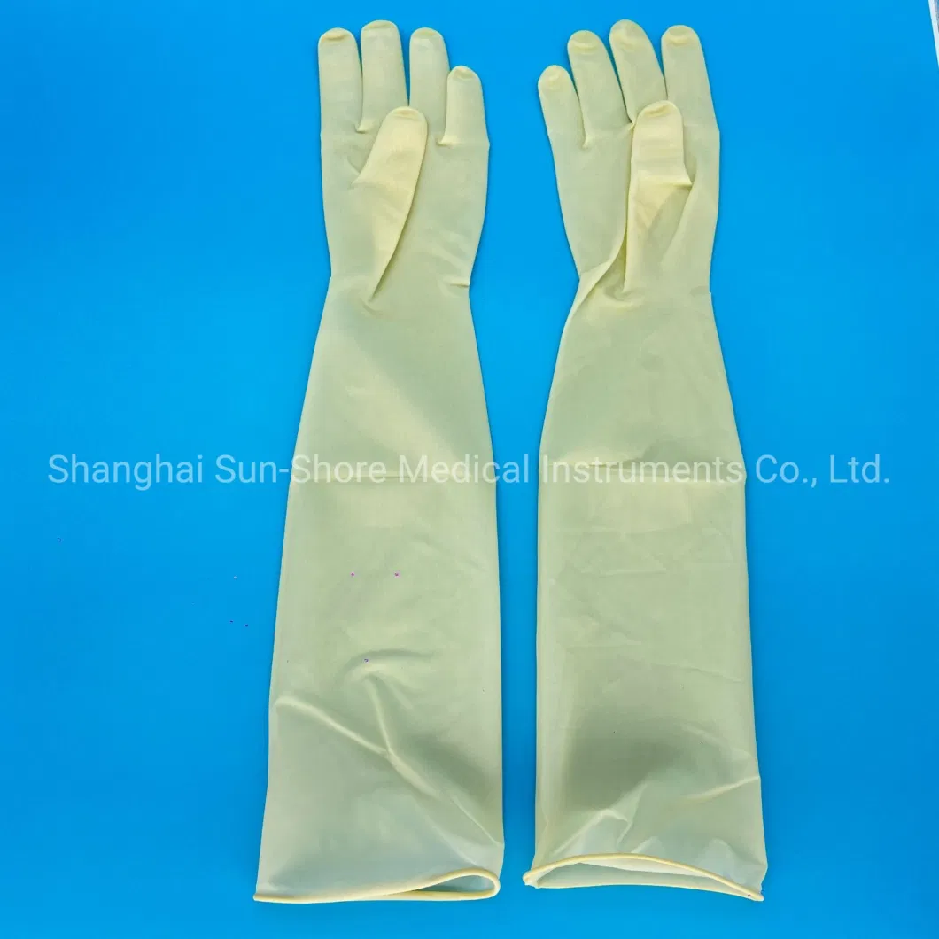 Medical Powdered Latex Gynecological Glove CE/ISO