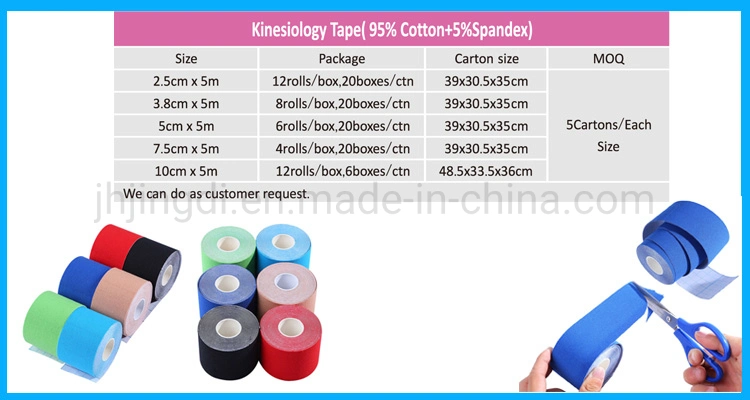 Kinesiology Tape Sports Tape/ Elastic Adhesive Muscle Bandage Care Physio Strain Injury Supportcle Tape