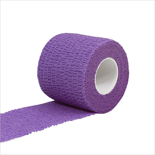 Cotton Latex Free Elastic Cohesive Gauze Crepe Bandage Free Samples &amp; CE FDA Certified