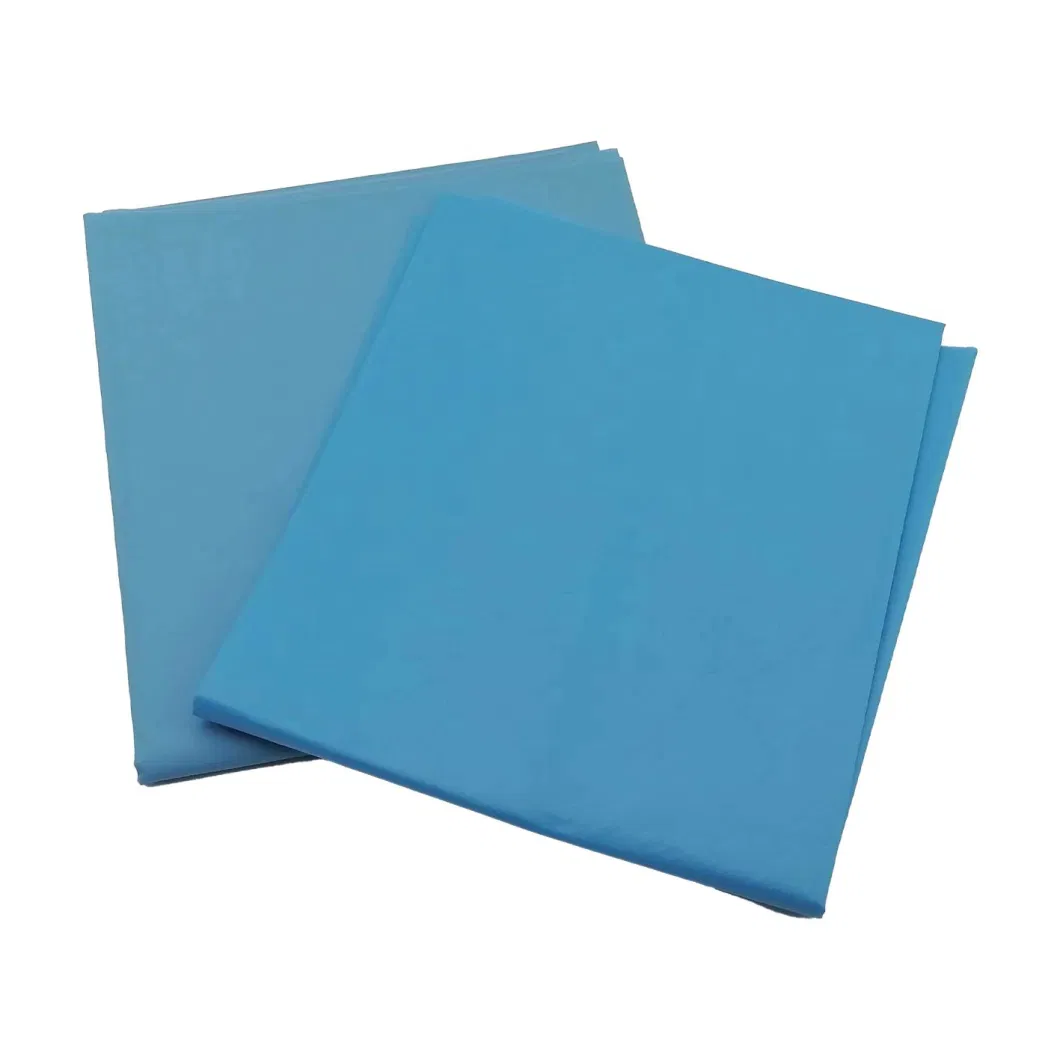 Disposable Nonwoven PP SMS Bed Cover Sheet Hospital Bed Sheets for Stretchers for SPA/Salon