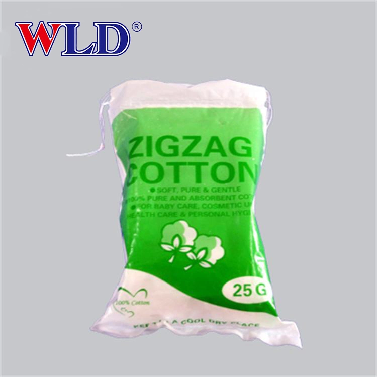 Medical Grade Absorbent Cotton Wool Zigzag for Hospital