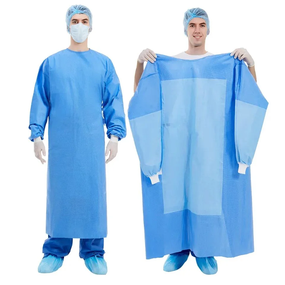 CPE Isolation Gown Disposable Plastic Apron with Sleeves Medical Apron Workwear