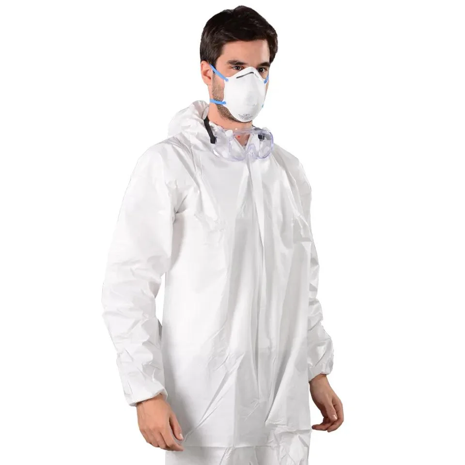 Disposable Coveral High Quality Sf Microroporous 55GSM Protection Paint Spray Suits Safety Work Overalls Disposable Coveralls