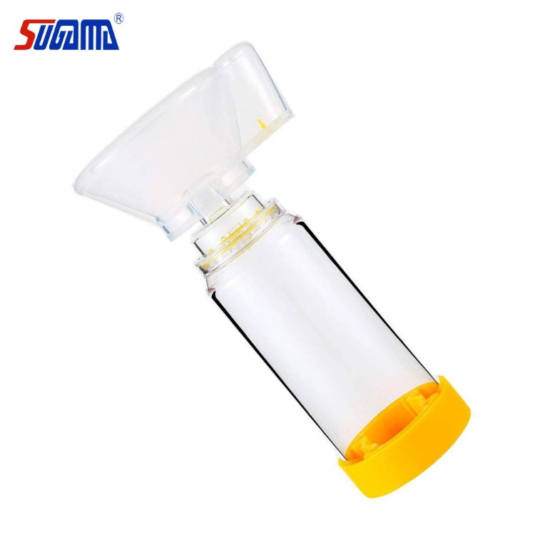 Portable Spacer Silicone Aerochamber with Child Silicone Mask