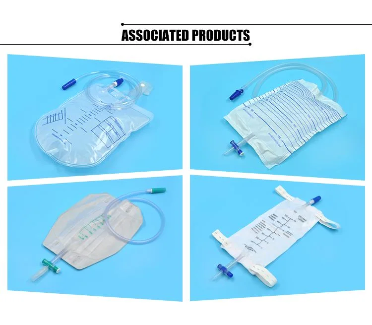 CE Certificated Luxury Close System Disposable Urine Drainage Bags Urinary Collection Bags 2000ml St1409