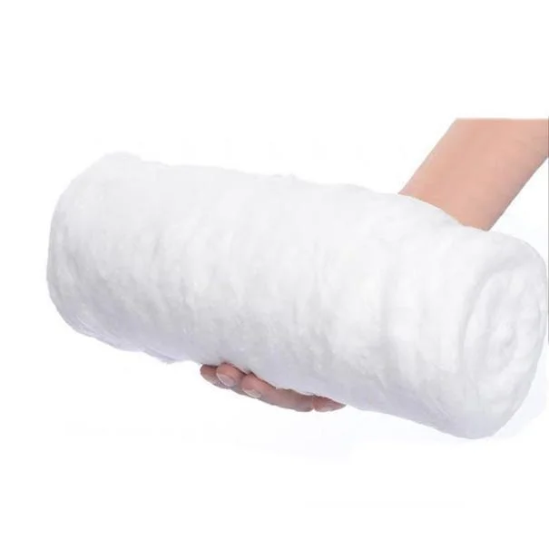 Top Quality Different Size Hospital Use Absorbent Medical Surgical Cotton Wool Roll