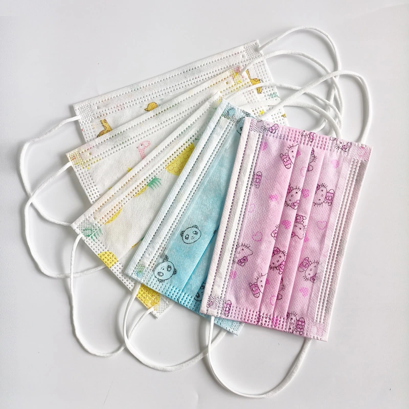 Wholesale Factory Non-Woven Disposable 3 Ply Surgical Face Mask Earloop