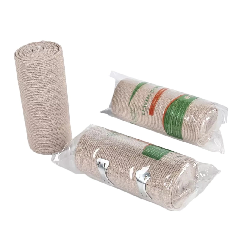 Factory Price High Compression Elastic Body Wrap Bandage Skin Color on Roll