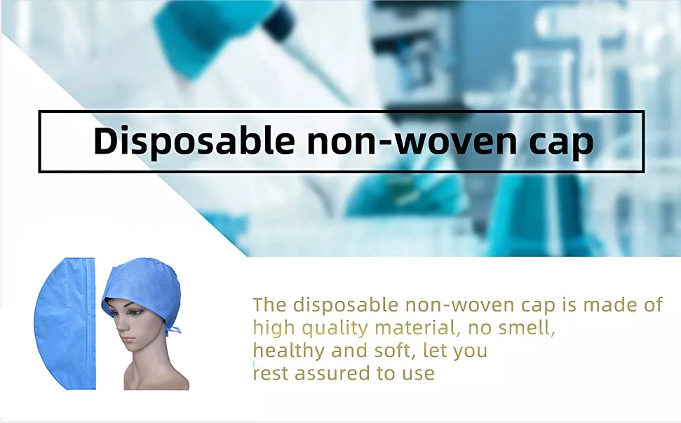 PP Nonwoven Disposable Doctor Cap/Surgical Cap with Tie