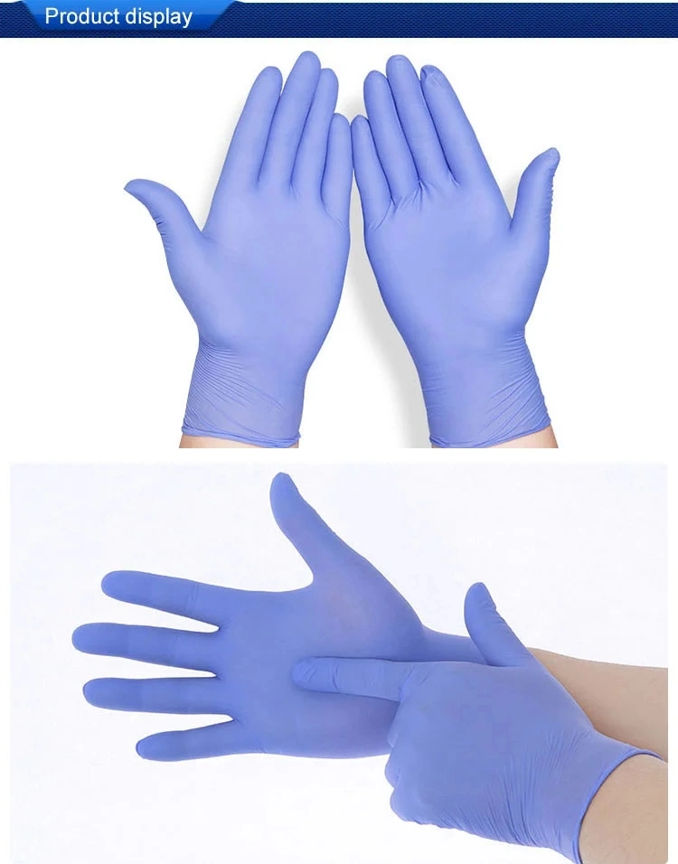 Disposable Medical Surgical Nitrile Sterile Gloves PVC Latex Examination Vinyl Power Free Exam Gloves Guantes De Latex En 14683 En 455 Non Medical