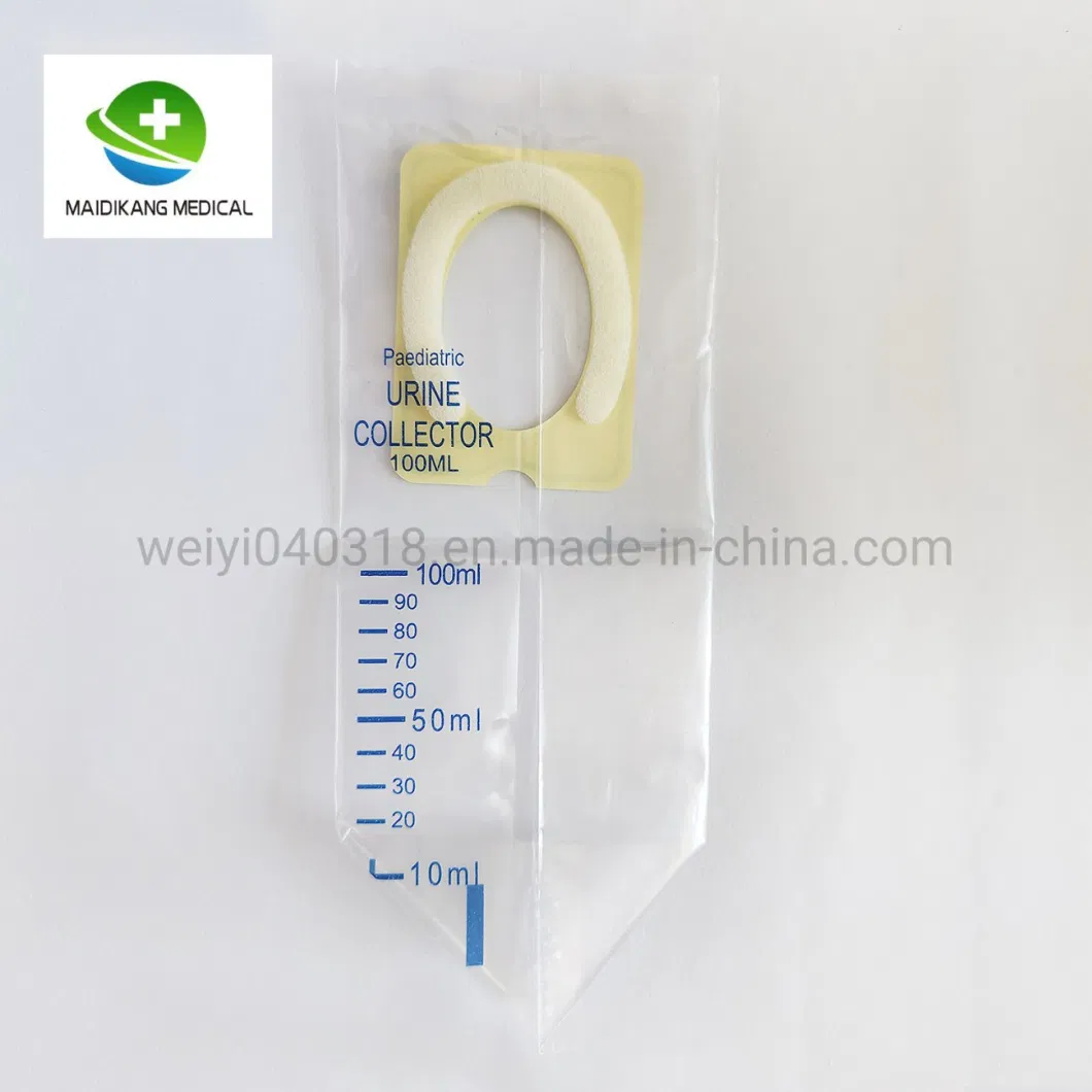 Disposable Pediatric Urine Bag Urine Collector Urine Leg Bag with CE and En ISO13485 Certificate