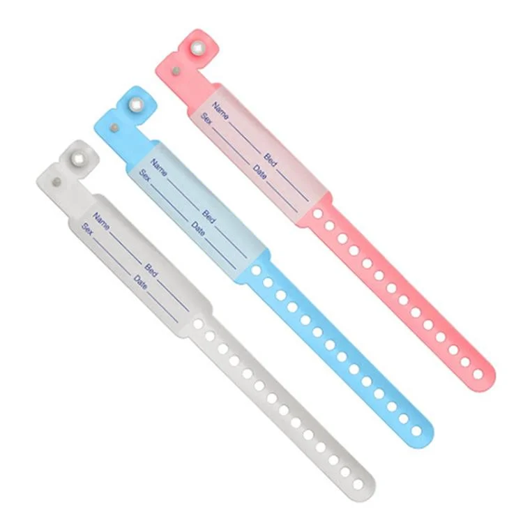 Medical Equipment ID Band Bracelets with Printing Adult Child Baby