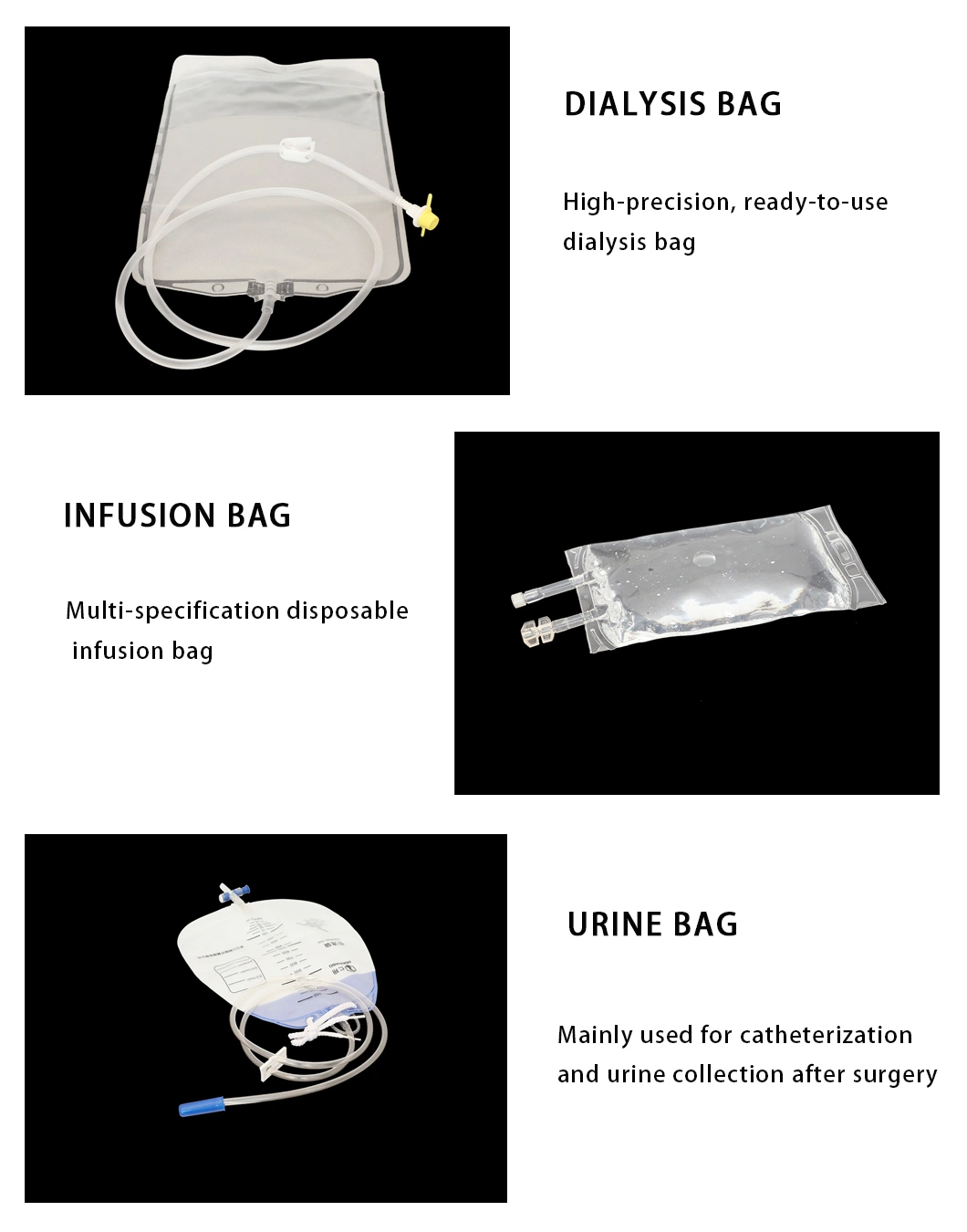 Disposable Infusion Bag/Blood Infusion Bagg /PVC IV Infusion Bag