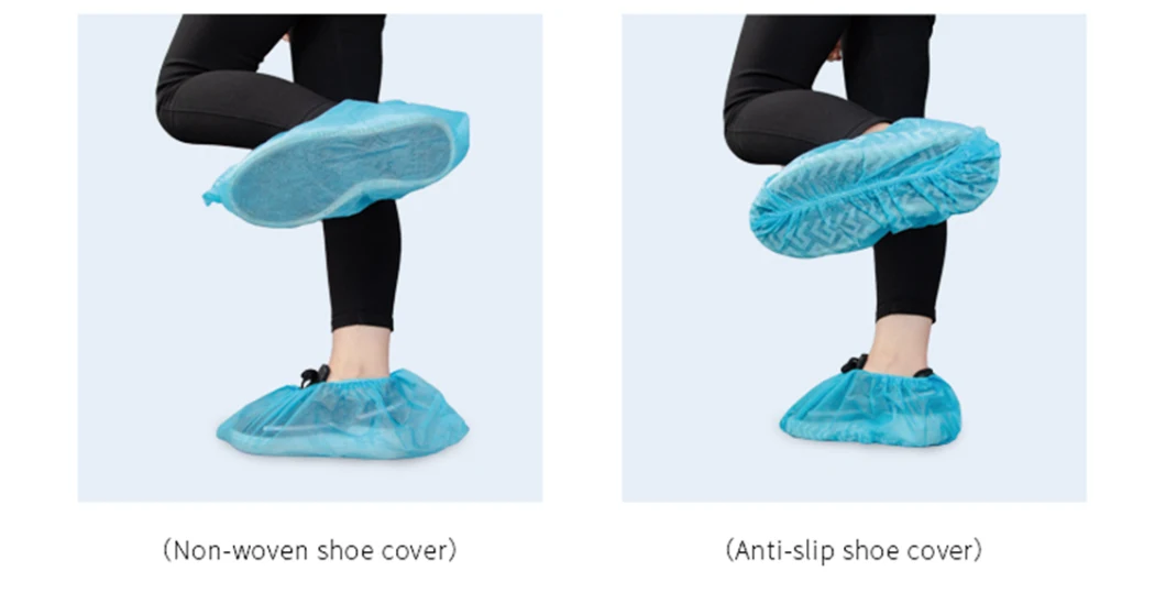 Factory Directly Supply Great Quality Disposable Non Slip Medical PP PE CPE Shoe Cover