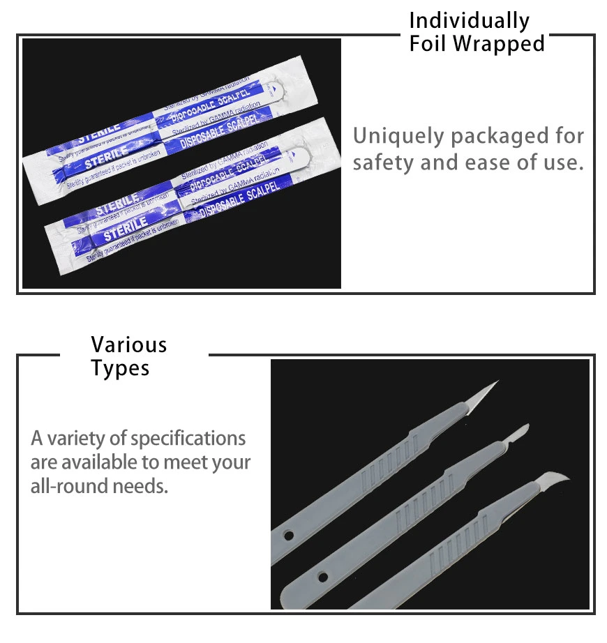 High-Carbon Stainless Steel Disposable Surgical Scalpel Blade