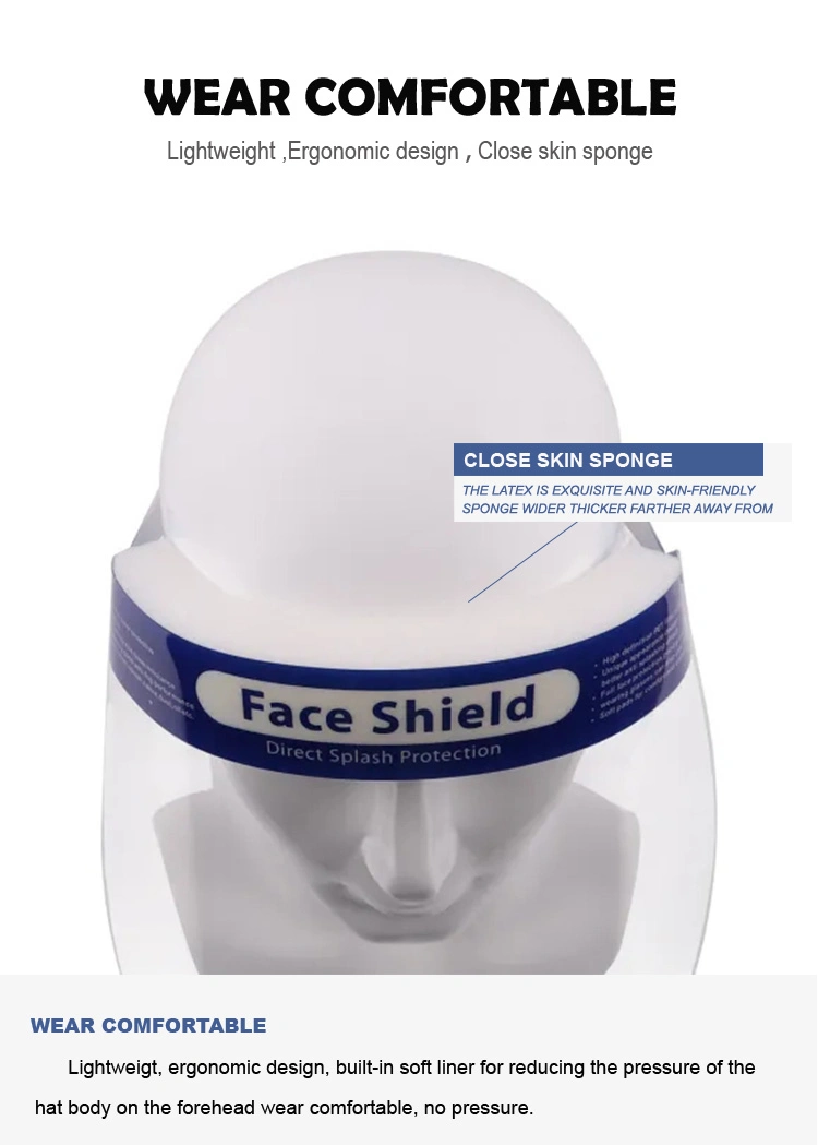 Transparent Anti Fog Face Shield Mask