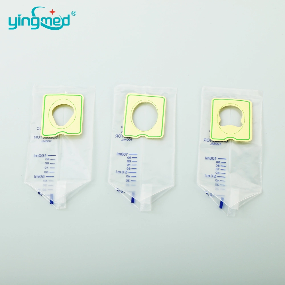 100ml, Non-Toxic, Medical Disposable Sterile Pediatric Urine Bag Collector for Child