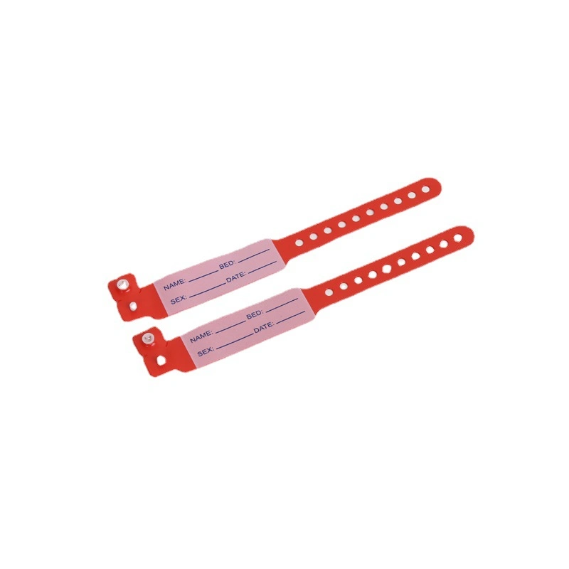Medical Patient ID PVC Wristbands Identification Bracelets