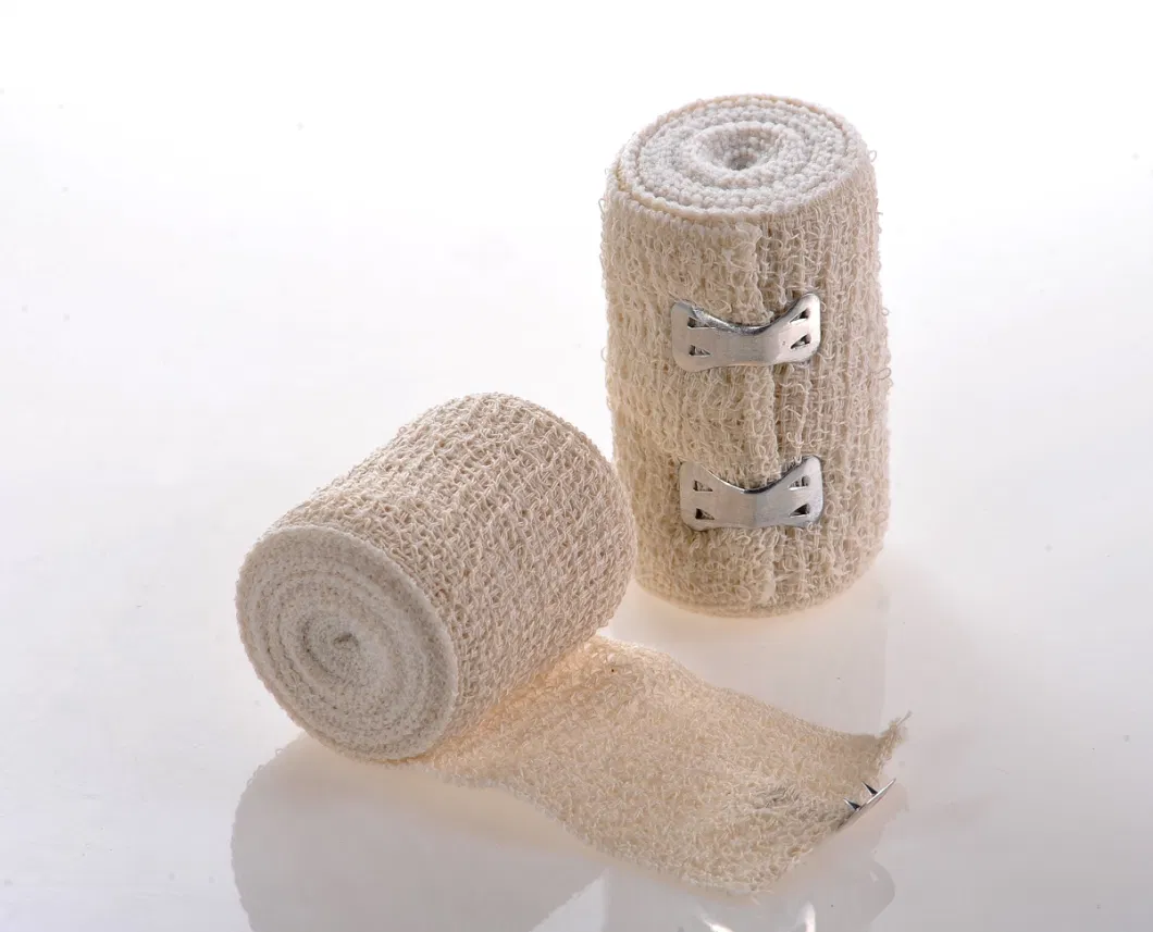 Medical Cotton/PBT/Spandex Crepe Elastic Bandage