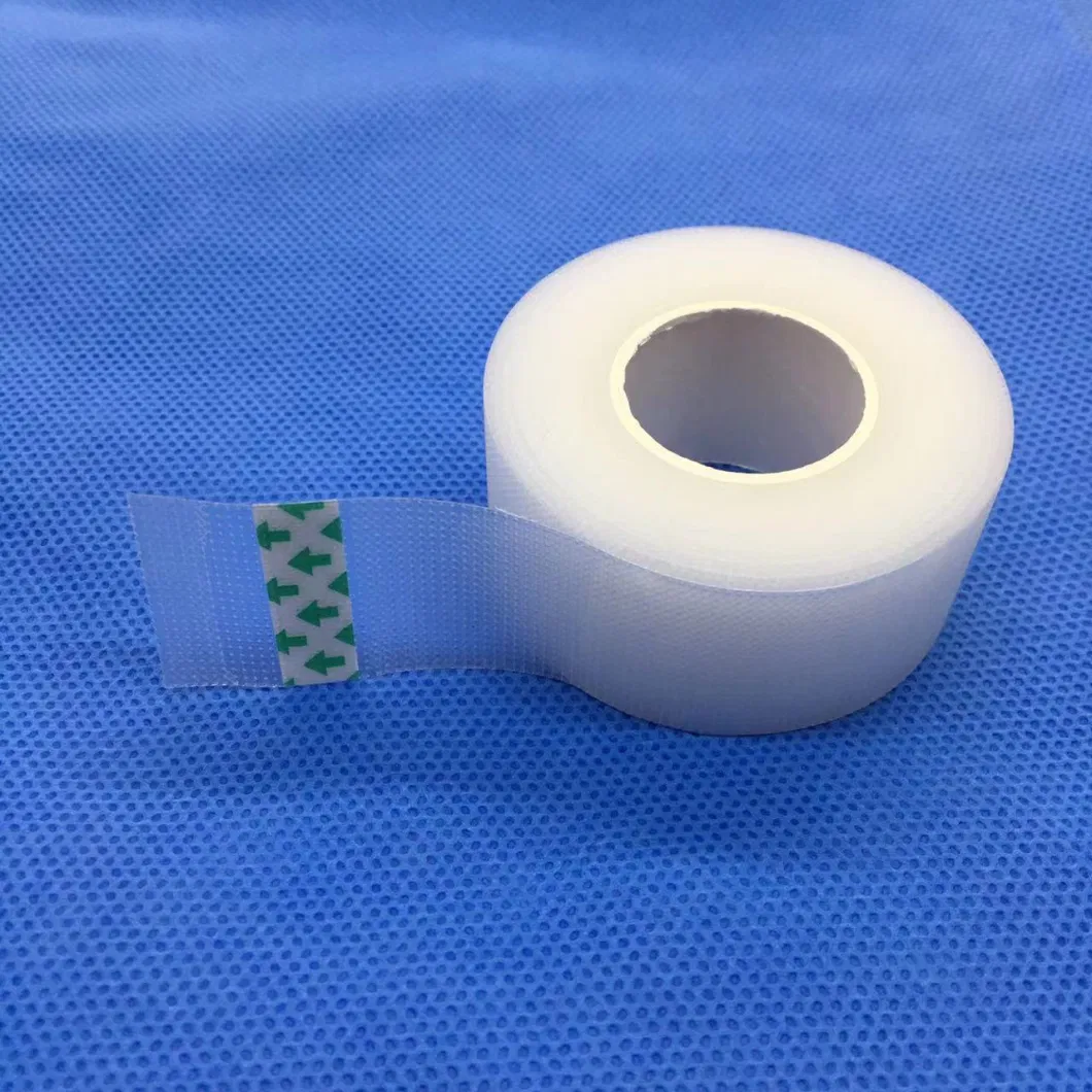 High Quality Transpore Perforated Adhesive PE Breathable Transparent Plastic Surgical Tape Medical