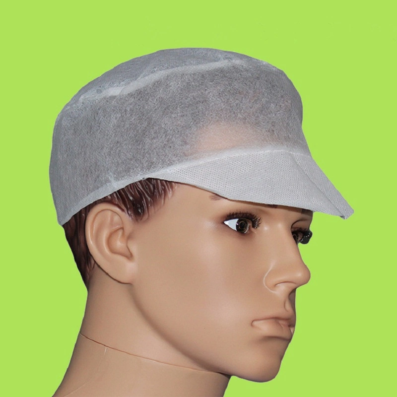Disposable Nonwoven Snood Cap Industrial Worker Protective Cap