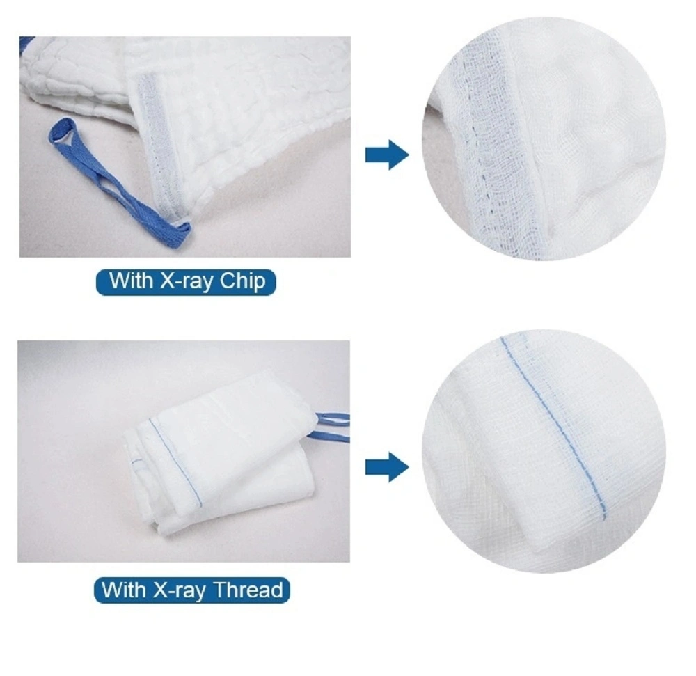 High Absorbent 100% Cotton Medical Disposable Surgical Wound Care Dressing Lap Sponge Gauze Abdominal Pad