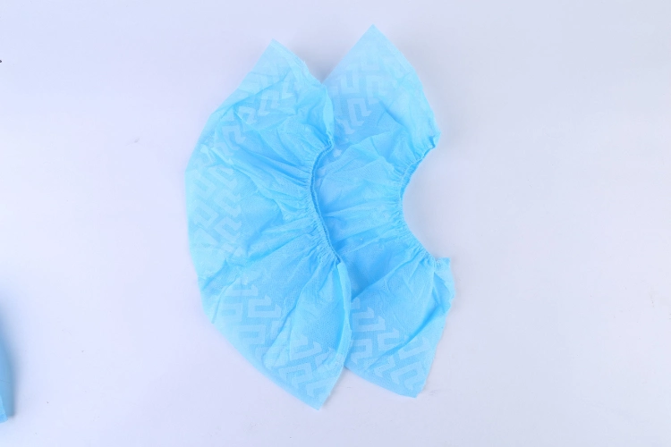 Surgical PE Shoes Cover Water Proof Disposable CPE Shoe Covers Factory Cheap Antiskid Shoe Plastic Cover