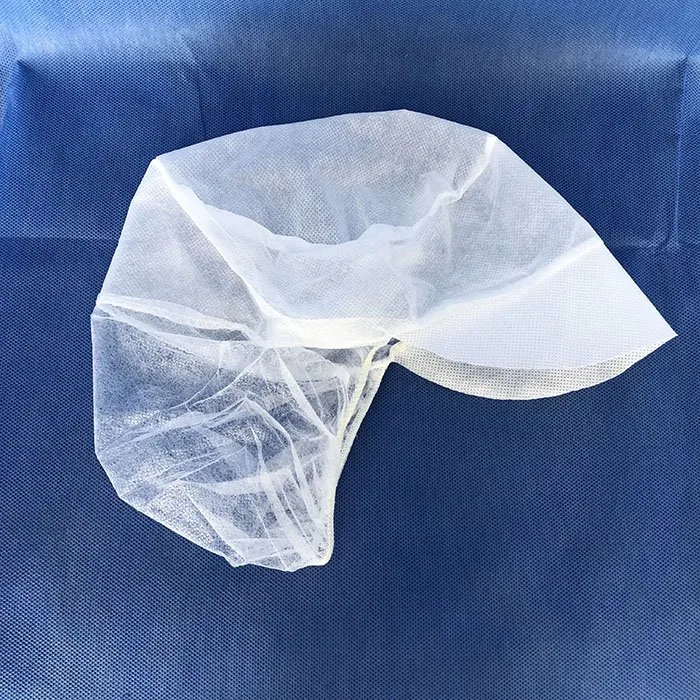 ISO13485 ISO9001 Disposable White PP Nonwoven Airy Cap Peaked Caps SBPP Bouffant Cap Hood Head Cover Caps Working Cap