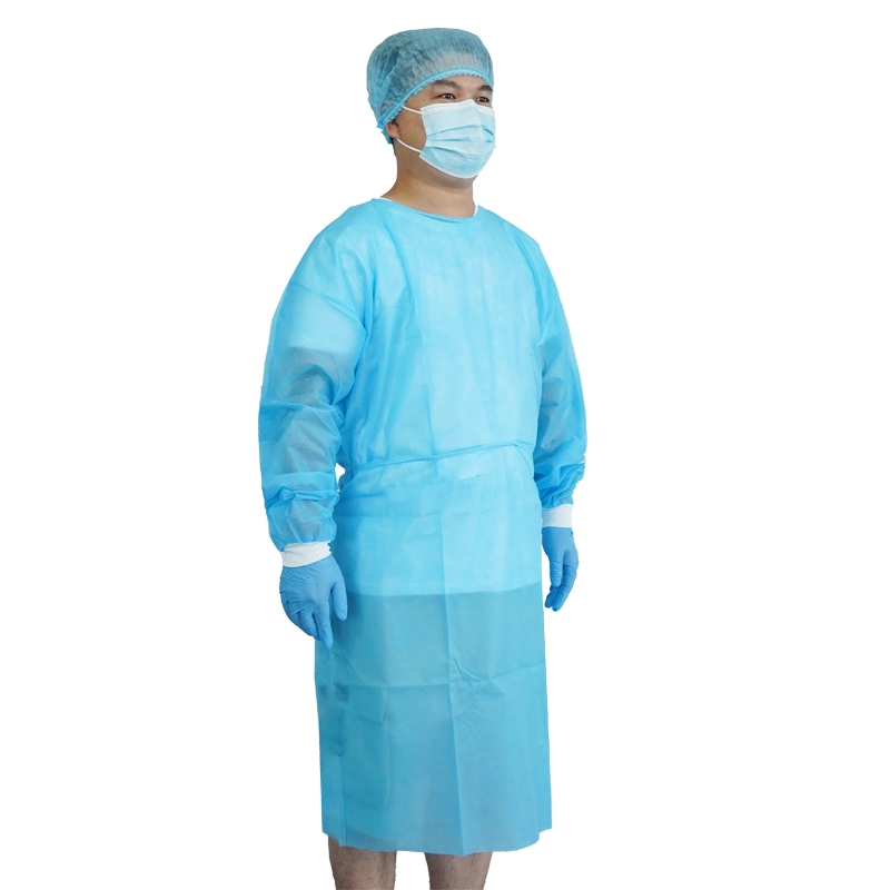Cheap Price Blue Yellow Green White Medical Non Woven Isolation Gown