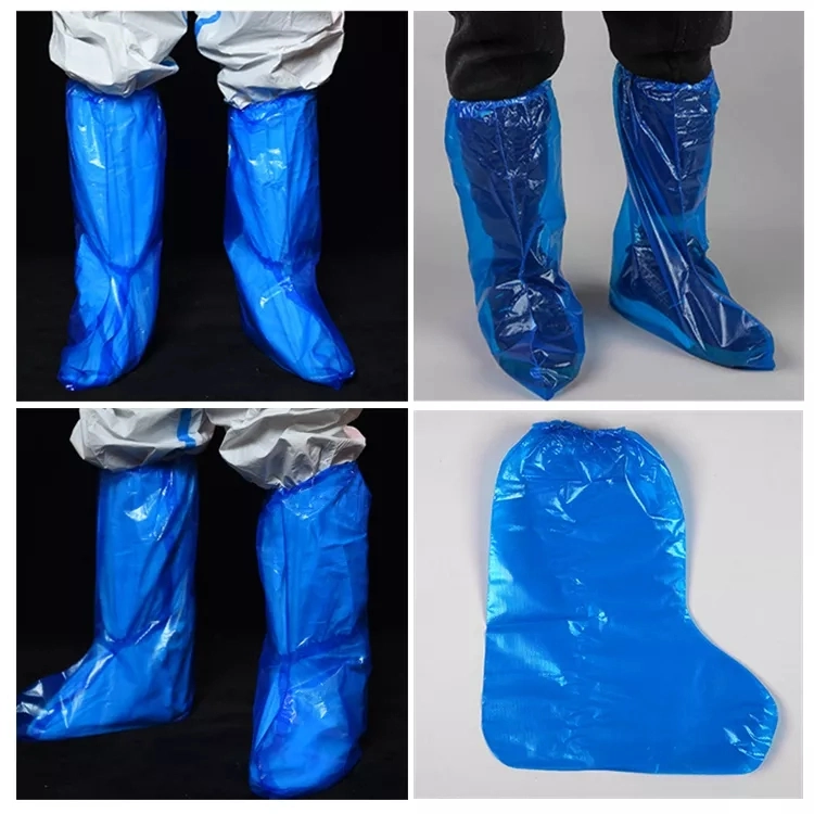 Disposable PE CPE PP SMS Microporous Plastic Nonwoven Waterproof Anti Slip Nonskid Industry/Cleanroom/Lab/Boot/Shoe Cover