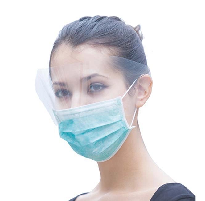 Anti-Fog Procedure Face Mask with Eye Shield