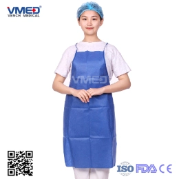 Non -Woven Disposable Surgical Hospital Apron, Disposable White Non-Woven Surgical Apron, Doctor/Nurse/Non-Woven Apron