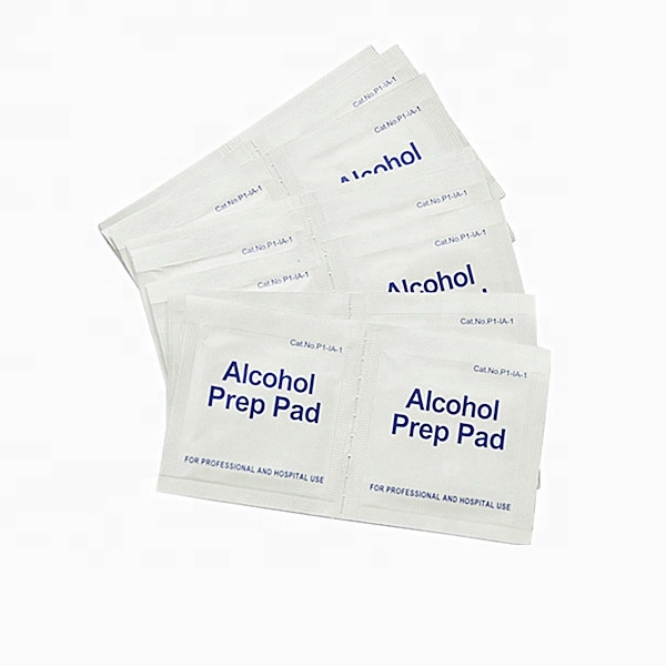 Customized Size Alcohol Prep Pads 75% Isopropyl Ethyl Prep Pads