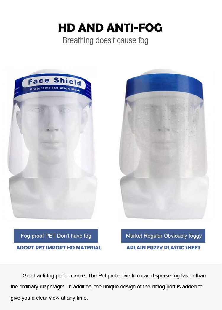 Transparent Anti Fog Face Shield Mask